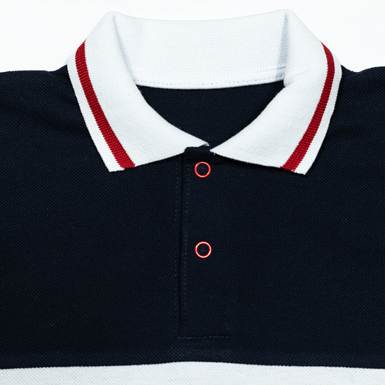 Футболка-поло полосатая